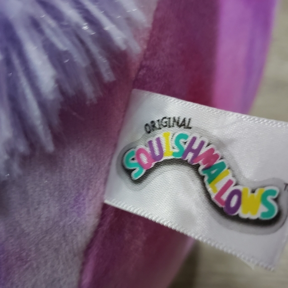 Squishmallow Kellytoy Plush Auora the Unicorn Tye Dye - Picture 3 of 7